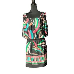 J.F.W. Women's Casual multi color Dress Size L